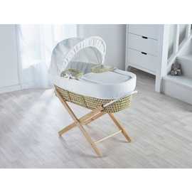 Kinder Valley Waffle Palm Moses Basket with Folding Stand