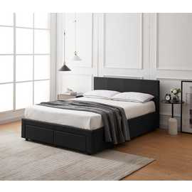 Argos Home Lavendon 4 Drawer Double Bed Frame - Black
