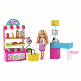 Barbie Chelsea Snack Stand Playset and Doll