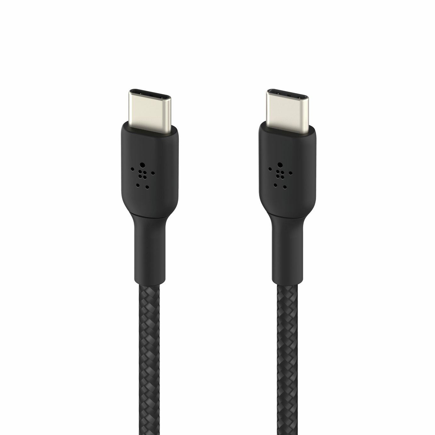 Belkin 1m USB-C to USB-C Braided Charging Cable - Black