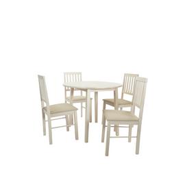 Argos Home Kendal Solid Wood Extending Table & 4 Chairs