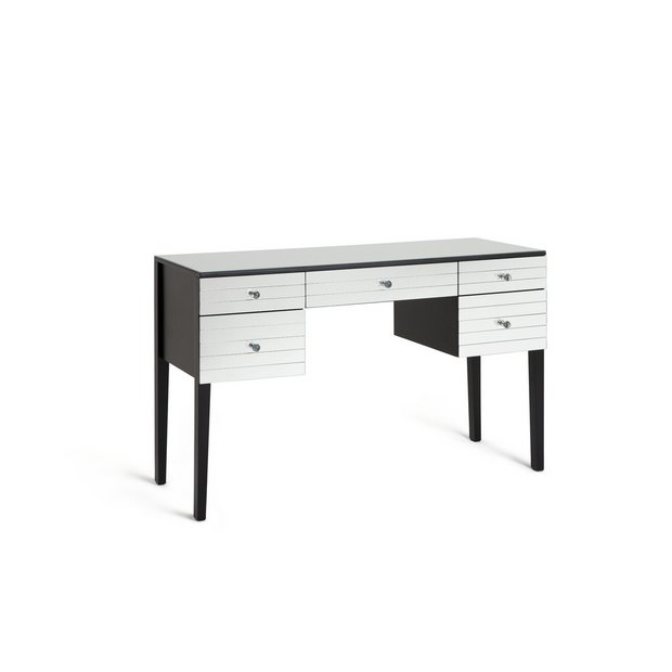 Buy Habitat Hepburn Mirror 5 Drawer Dressing Table Black Argos