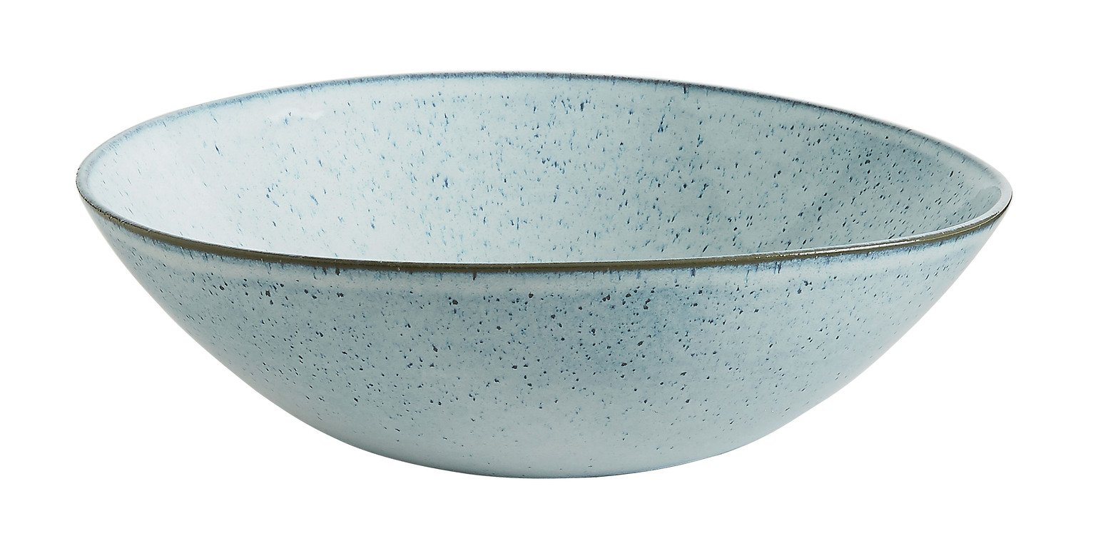 blue serving bowls