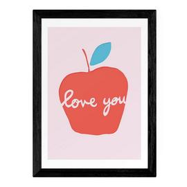 EEP Francesca Iannaccone Apple Love Framed Print - A3