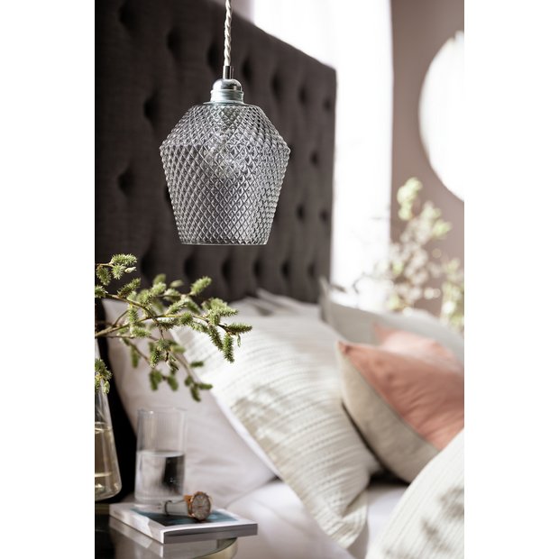 Grey store bedroom lampshade