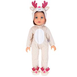 DesignaFriend Reindeer All In One Dolls Outfit