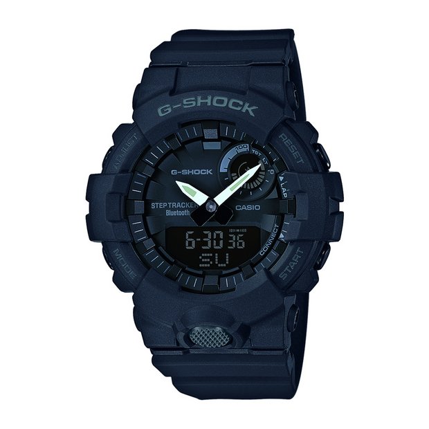 Buy Casio G Shock Men s Black Resin Strap Steptracker Watch