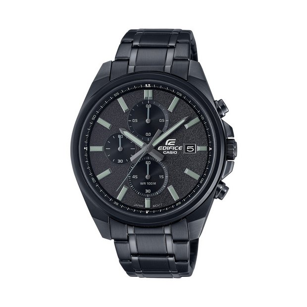 Buy Edifice Men's Black Stainless Steel Bracelet Watch | Men's watches |  Argos