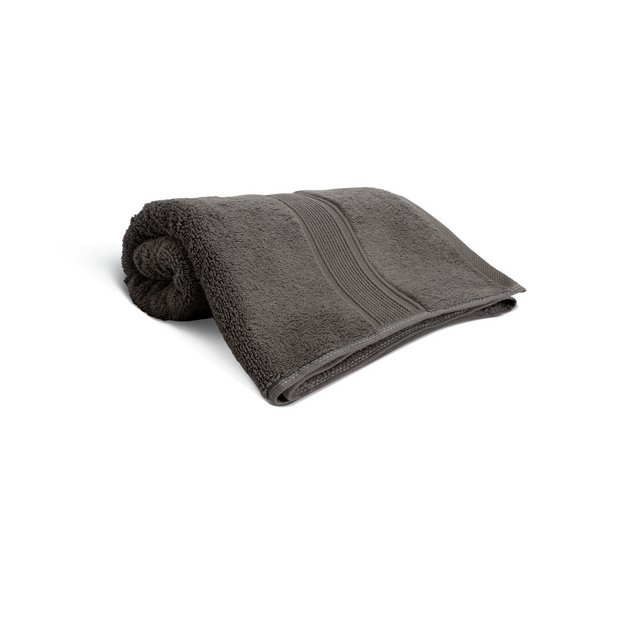 Buy Habitat Supersoft Bath Towel Dark Grey Towels Habitat