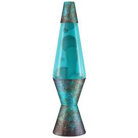 Lava 14.5in Rusted Turquoise Lamp