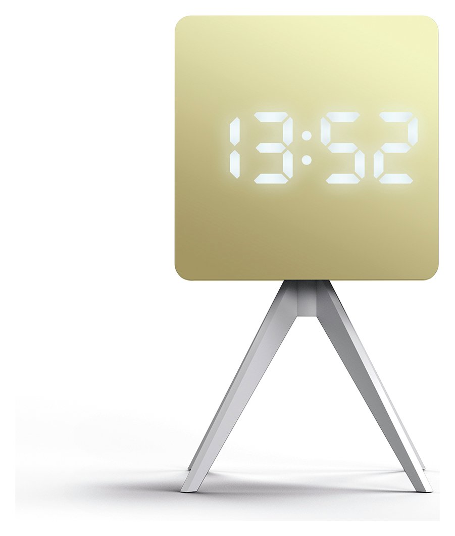 Buy Space Hotel Digital LED Alarm Clock White Clocks Argos