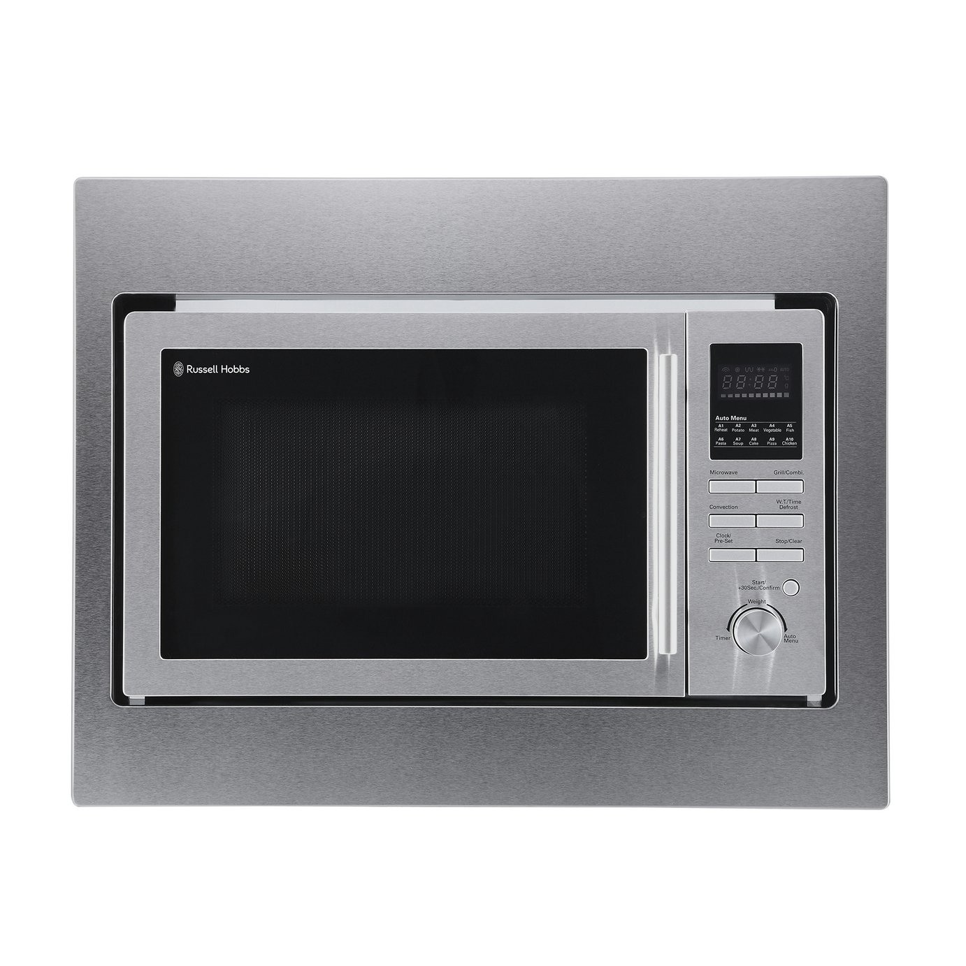 Russell Hobbs 900W Built In Microwave RHBM2503 - Black & Silver