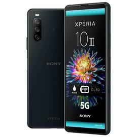 SIM Free Sony Xperia 10 III Mobile Phone - Black