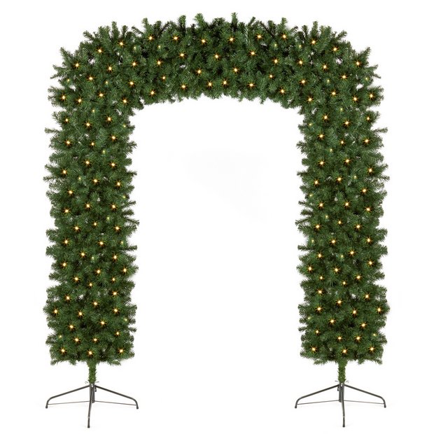 8ft Tall Prelit Premier Indoor Outdoor Christmas Tree Arch In atelier