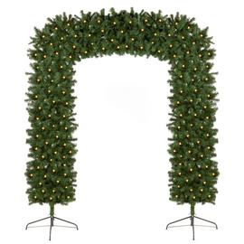 The Tree Company 8ft Pre-Lit Christmas Tree Archway - Green