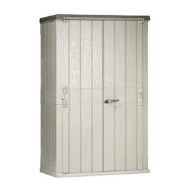 Toomax Storaway 1670L Wood Effect Garden Storage Box - Grey