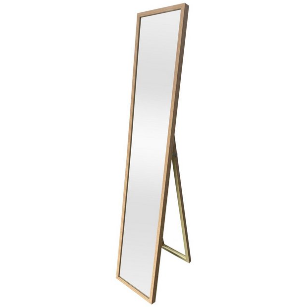 Buy Habitat Full Length Cheval Mirror - Oak | Freestanding mirrors | Argos