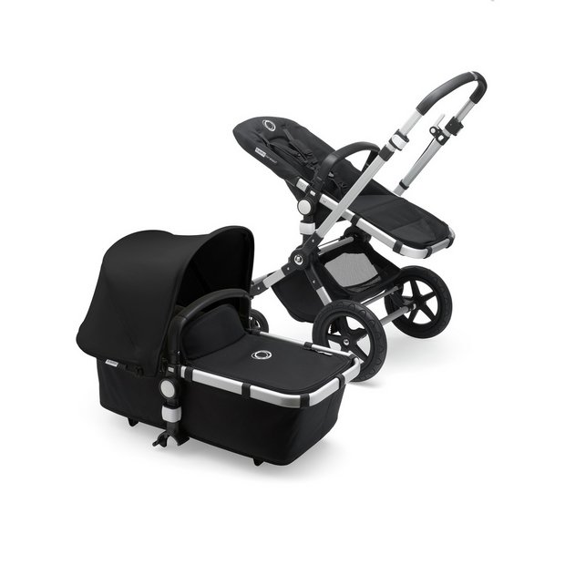 Buy Bugaboo Cameleon 3 Plus Complete Pushchair - Black u0026 Silver | Prams and  pushchairs | Argos