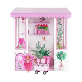 DesignaFriend Wooden Fairy Garden Summer Dolls House