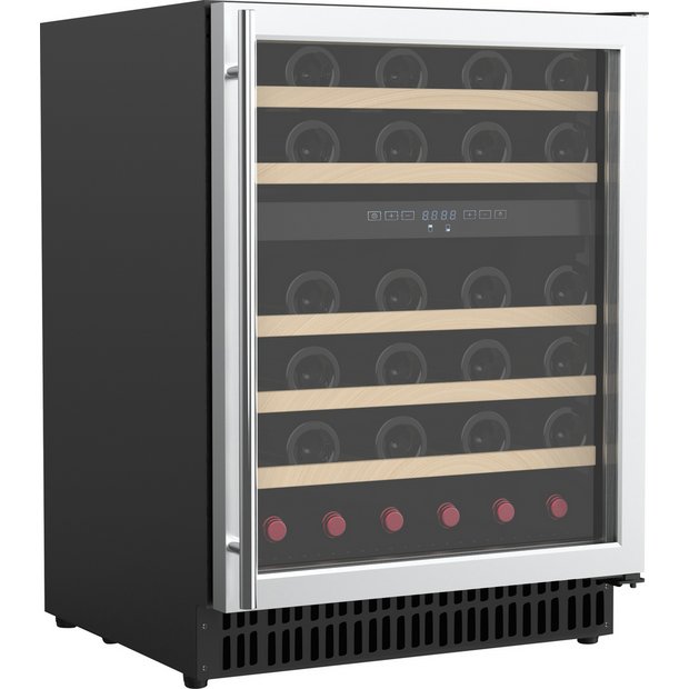 Buy Bush Bewcdz46 Dual Zone Wine Fridge Stainless Steel Fridges Argos