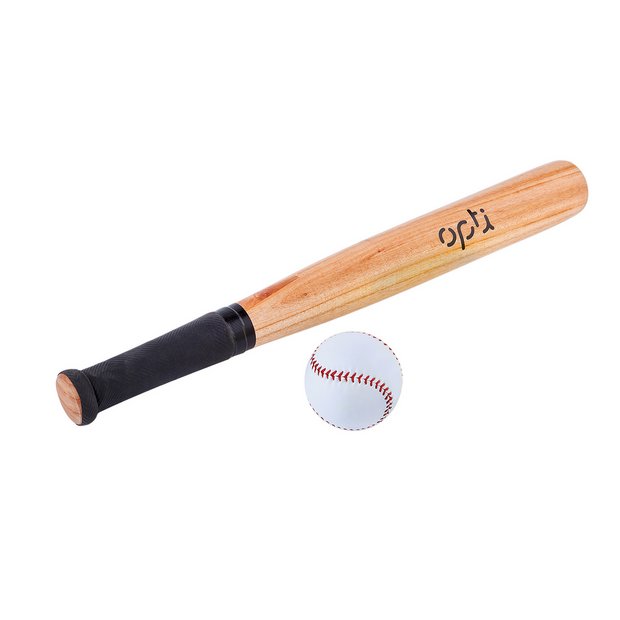 Buy Opti Wooden Baseball Bat and Ball Set - 26 Inch | Baseball and softball  | Argos