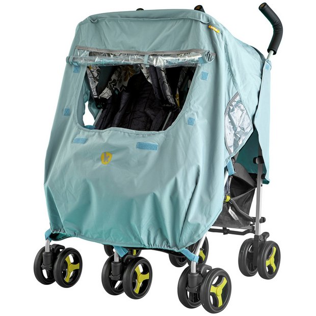 Chicco Rain Cover To Fit Chicco Ct 05 Double Stroller 762470696762 