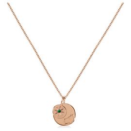 Radley 18ct Rose Gold Plated Silver Charm Pendant - May