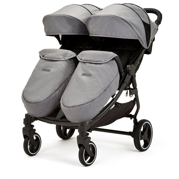 Buy Ickle Bubba Venus Max Double Stroller Space Grey Prams and