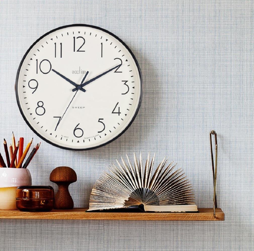 Acctim Earl 25cm Sweep Wall Clock