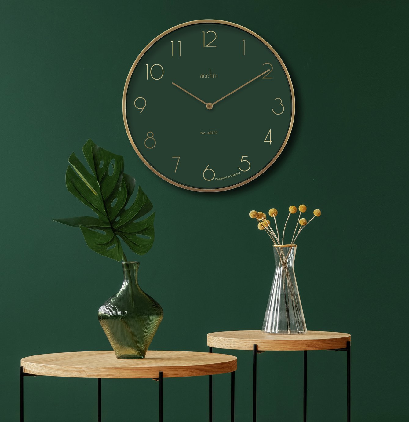 Acctim Madison 35cm Metal Wall Clock