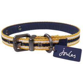 Joules Navy Coastal Dog Collar - Large