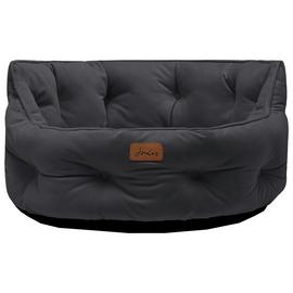 Joules Chesterfield Dog Bed Grey - Large 
