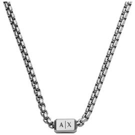 Armani Exchange Men's Silver Stainless Steel Chain Necklace
