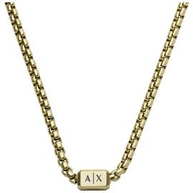 Armani Exchange Men's Gold Stainless Steel Chain Necklace