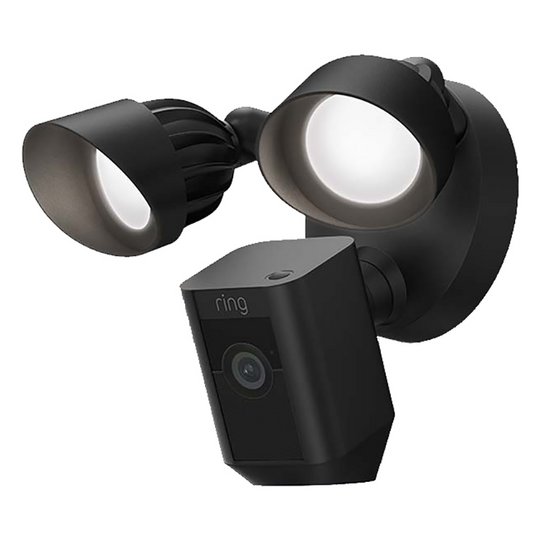 Ring Floodlight Wired Plus Cam Security Camera CCTV - Black