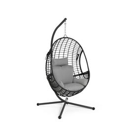 Argos Home Jaye Hanging Egg Chair - Black
