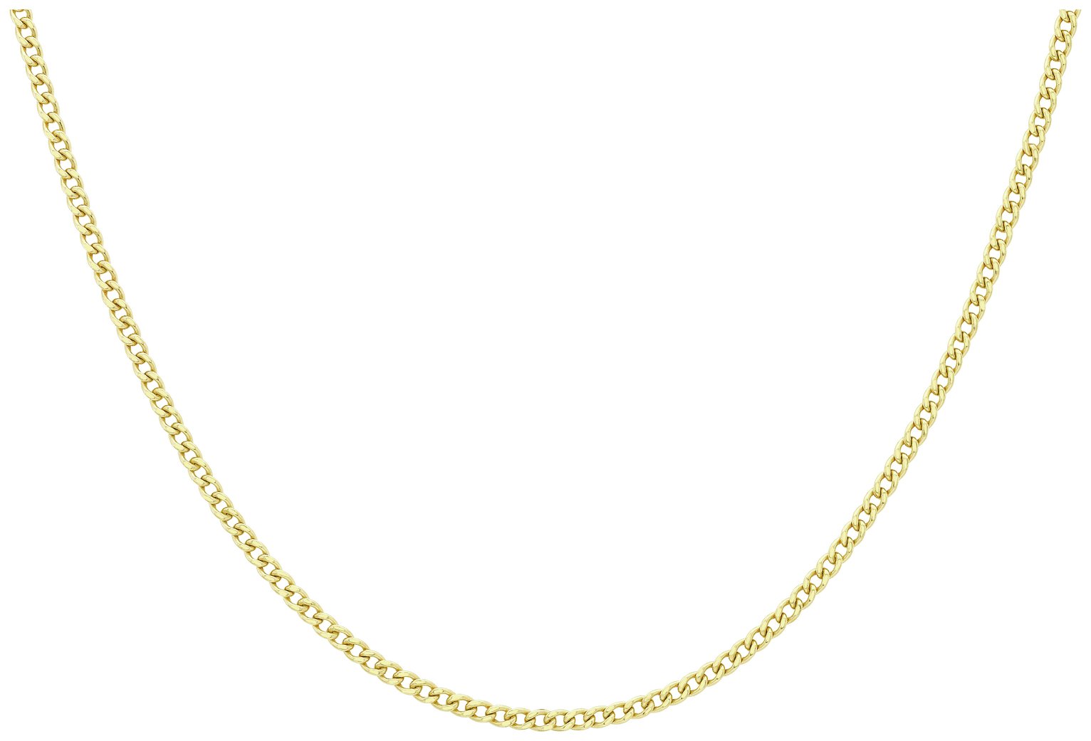 Revere 9ct Yellow Gold Italian Curb 20 Inch Chain