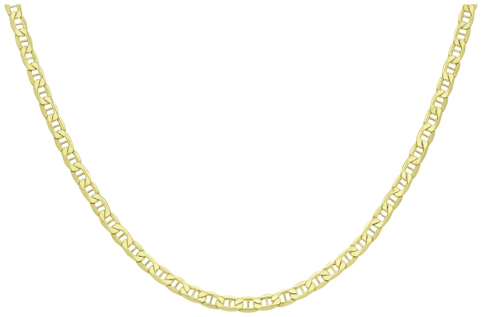 Revere 9ct Yellow Gold Italian Rambo 20 Inch Chain