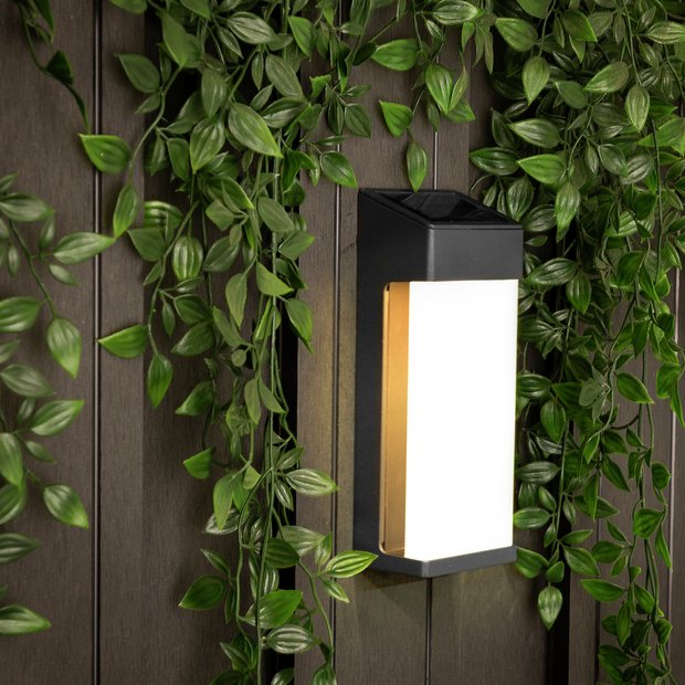 Argos outdoor solar wall shop lights