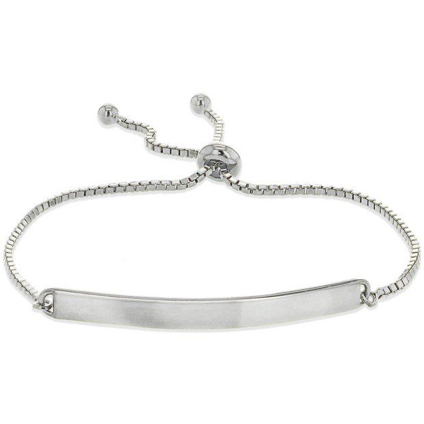 Childs silver hot sale bracelet argos