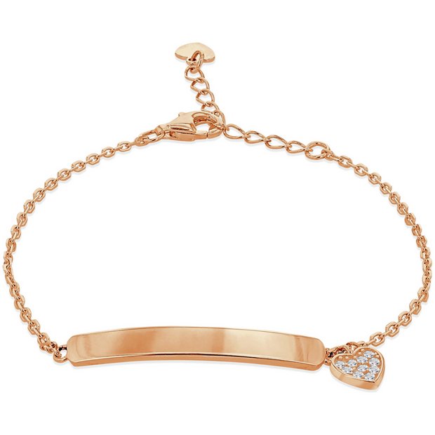 Rose Gold Leaf Charm Bracelet for Women and Girls – Capital Charms