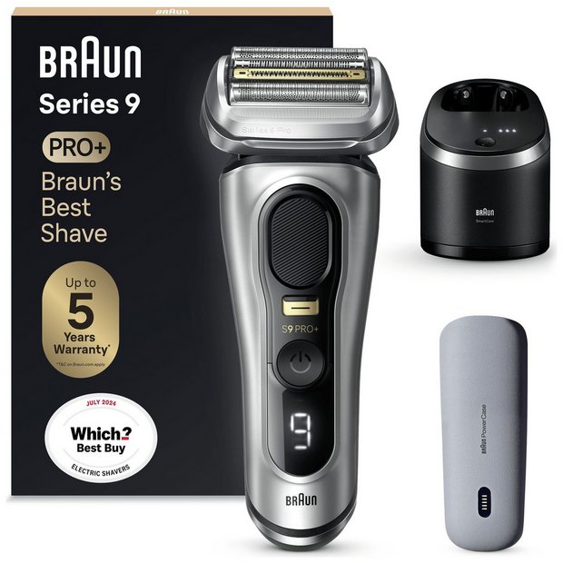 Braun Series 9 Pro+ 9477cc Wet & Dry Shaver with 5-in-1 SmartCare cent