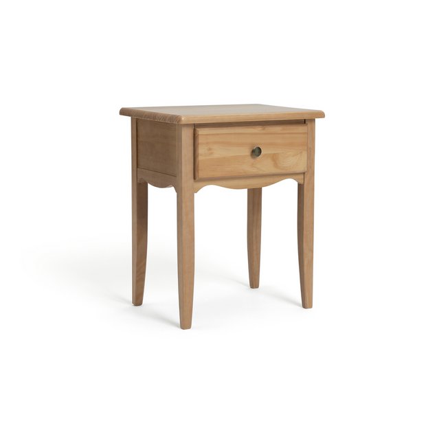 Buy Habitat Margot 1 Drawer Bedside Table - Oak | Bedside tables | Argos