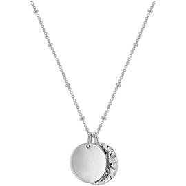 Sterling Silver Personalised Disc Pendant Necklace