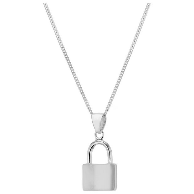 Argos silver 2025 locket necklace