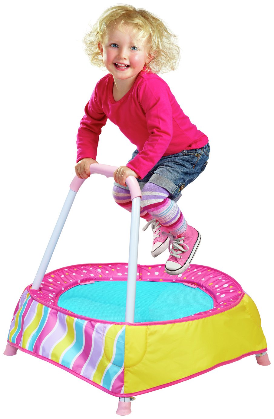 Chad Valley 2Fit Toddler Trampoline – Pink