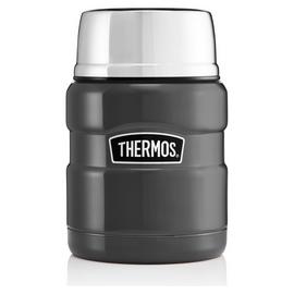 Thermos Stainless Steel King Gun Metal Food Flask - 470ml