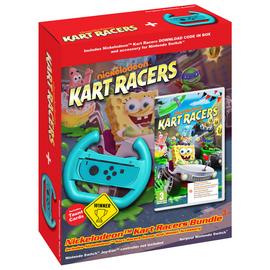 Nickelodeon Kart Racers Bundle + Wheel Accessory Switch Game