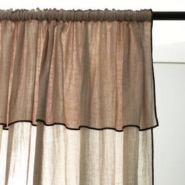 Habitat Double Voile Unlined Sheer Curtains - Natural
