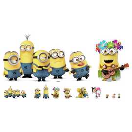 Star Cutouts Minions Party Decoration Pack